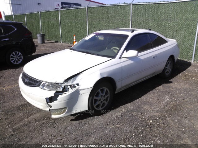 2T1CG22P0YC284651 - 2000 TOYOTA CAMRY SOLARA SE WHITE photo 2