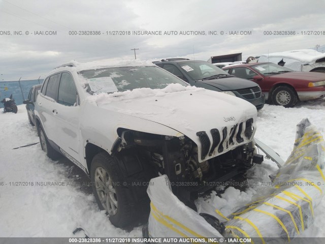 1C4PJMCB2FW613131 - 2015 JEEP CHEROKEE LATITUDE WHITE photo 1