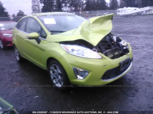 3FADP4CJ4CM146353 - 2012 FORD FIESTA SEL GREEN photo 1