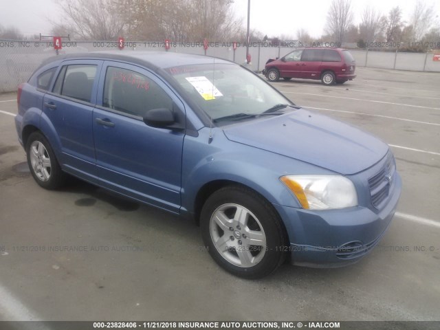 1B3HB48BX7D323325 - 2007 DODGE CALIBER SXT BLUE photo 1