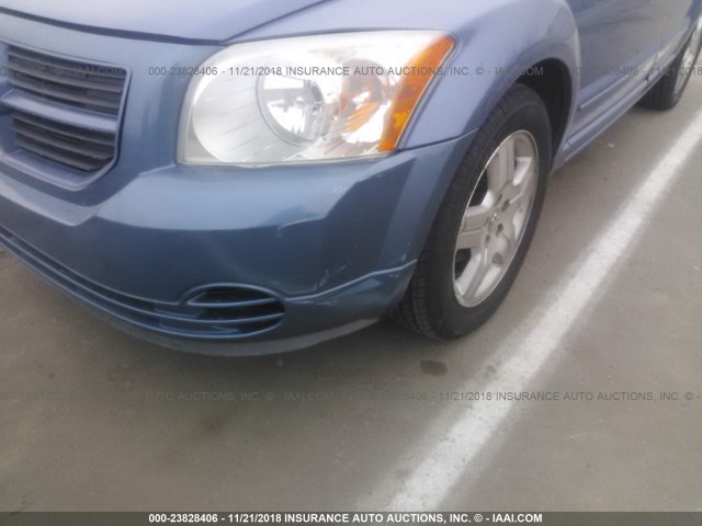 1B3HB48BX7D323325 - 2007 DODGE CALIBER SXT BLUE photo 6