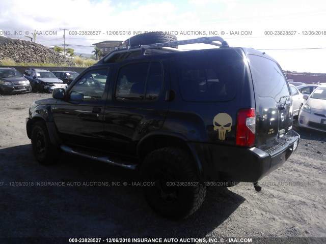 5N1ED28Y92C562878 - 2002 NISSAN XTERRA XE/SE BLACK photo 3