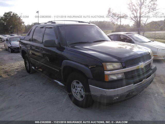 3GNEC12Z05G122737 - 2005 CHEVROLET AVALANCHE C1500 BLACK photo 1