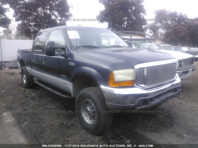 1FTNW21FXXED60652 - 1999 FORD F250 SUPER DUTY Dark Blue photo 1