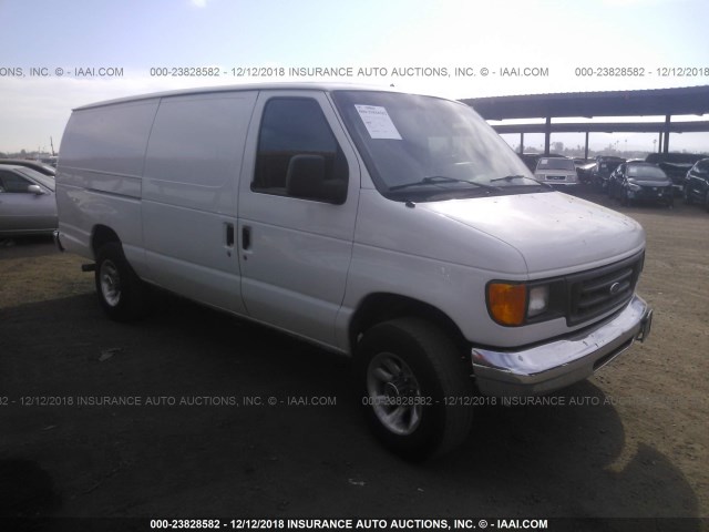 1FTSS34L54HA20177 - 2004 FORD ECONOLINE E350 SUPER DUTY VAN WHITE photo 1