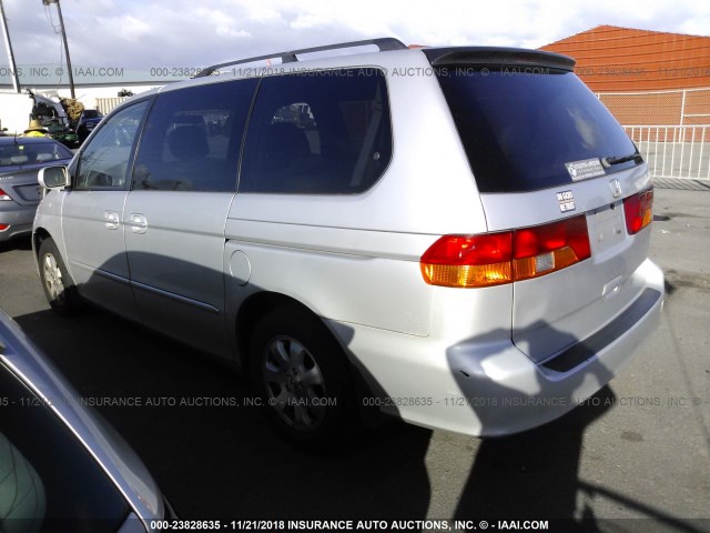 5FNRL18994B001243 - 2004 HONDA ODYSSEY EXL SILVER photo 3