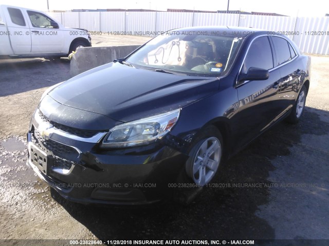 1G11B5SL4FF171223 - 2015 CHEVROLET MALIBU LS შავი ფოტო 2