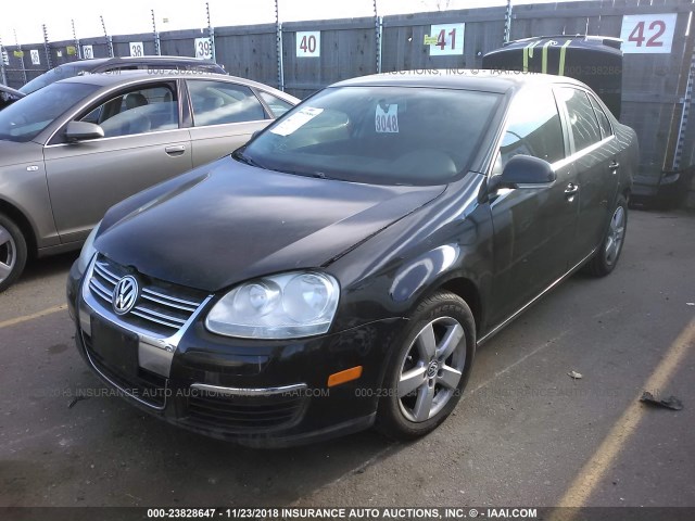 3VWRM71K78M165358 - 2008 VOLKSWAGEN JETTA SE/SEL BLACK photo 2