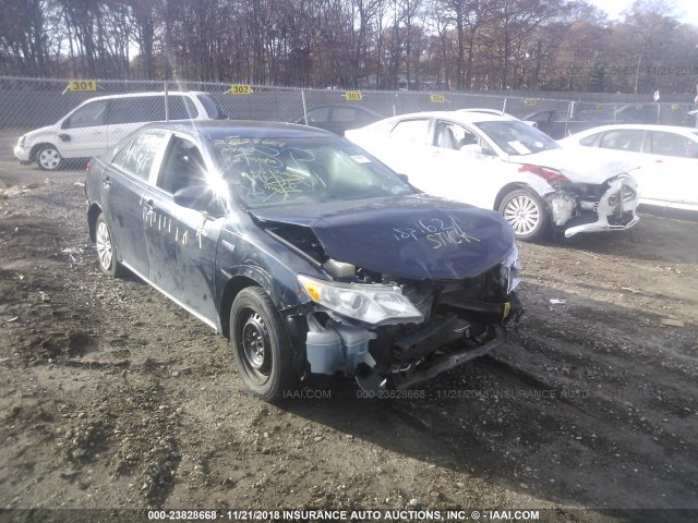 4T1BD1FK3DU095725 - 2013 TOYOTA CAMRY HYBRID/LE/XLE BLACK photo 1