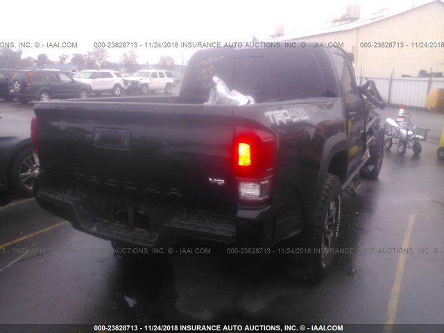 3TMCZ5AN2HM080677 - 2017 TOYOTA TACOMA DBL CAB/SR/TRDSPT/OR/PRO BLACK photo 4