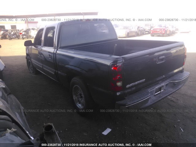 2GCEC13V461350562 - 2006 CHEVROLET SILVERADO C1500 BLACK photo 3