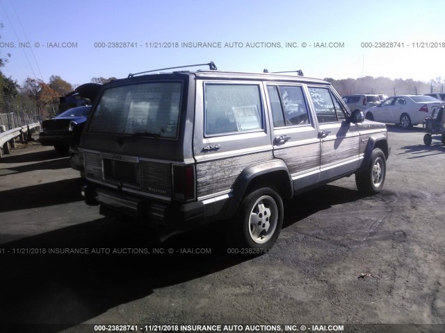 1JCMR7549HT025810 - 1987 JEEP WAGONEER LIMITED GRAY photo 4