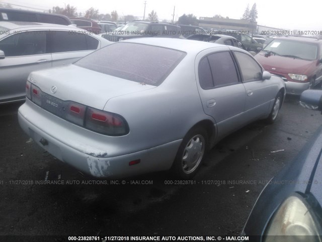 JT8JS47E6P0036825 - 1993 LEXUS GS 300 SILVER photo 4