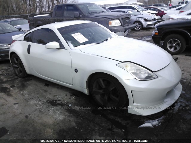 JN1AZ34D56M306429 - 2006 NISSAN 350Z COUPE WHITE photo 1