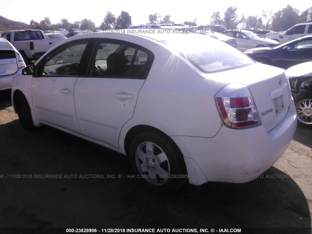 3N1AB61E47L669173 - 2007 NISSAN SENTRA 2.0/2.0S/2.0SL WHITE photo 3