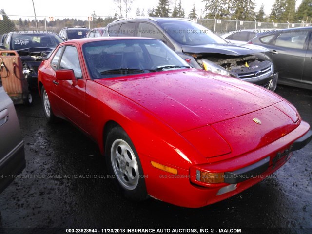 WP0AB0942HN474759 - 1987 PORSCHE 944 RED photo 1