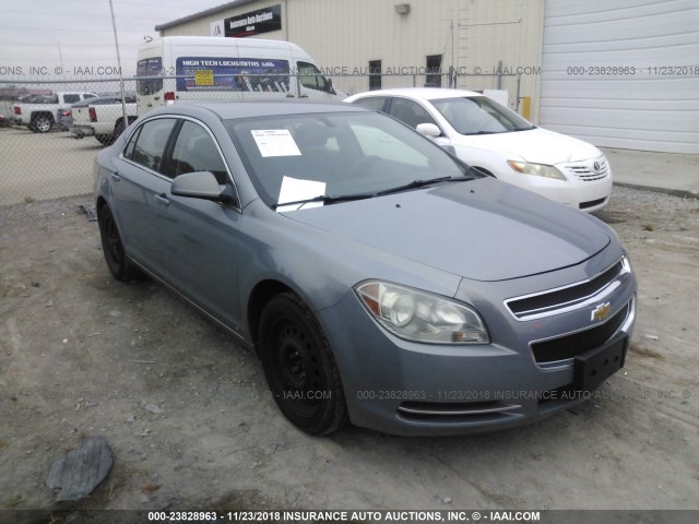 1G1ZH57BX94105695 - 2009 CHEVROLET MALIBU 1LT BLUE photo 1