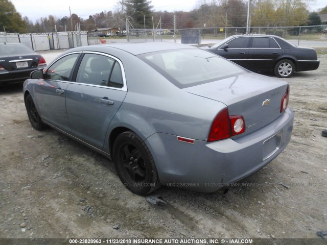 1G1ZH57BX94105695 - 2009 CHEVROLET MALIBU 1LT BLUE photo 3