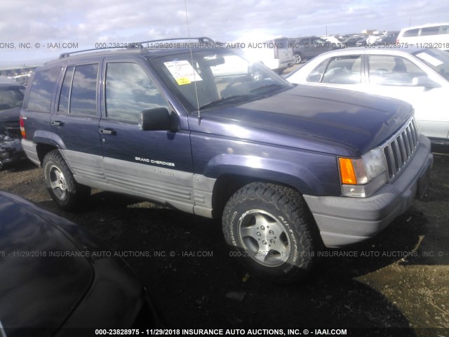 1J4GZ58S9WC252497 - 1998 JEEP GRAND CHEROKEE LAREDO/TSI Dark Blue photo 1