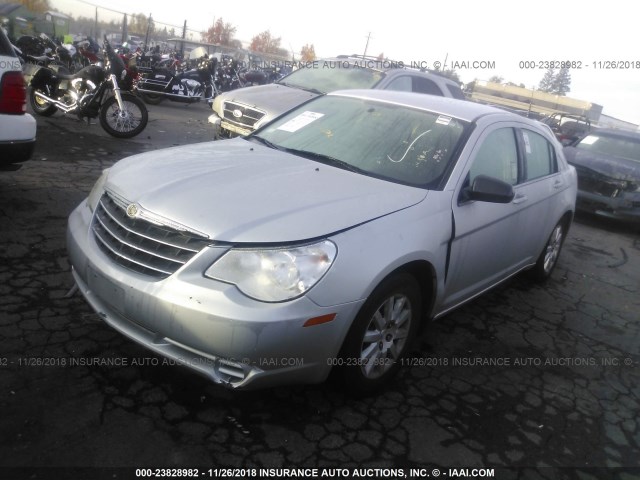 1C3CC4FB1AN213553 - 2010 CHRYSLER SEBRING TOURING SILVER photo 2