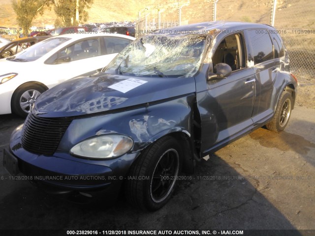 3C4FY58B22T258628 - 2002 CHRYSLER PT CRUISER TOURING GRAY photo 2