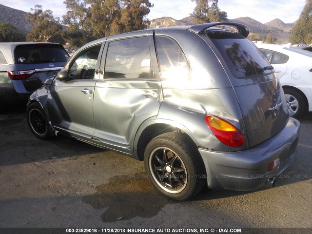 3C4FY58B22T258628 - 2002 CHRYSLER PT CRUISER TOURING GRAY photo 3