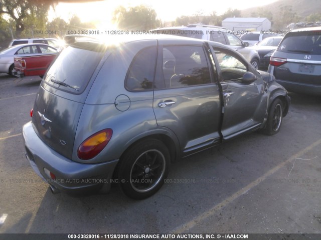 3C4FY58B22T258628 - 2002 CHRYSLER PT CRUISER TOURING GRAY photo 4