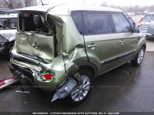 KNDJT2A61D7513765 - 2013 KIA SOUL +/!/SPORT GREEN photo 4