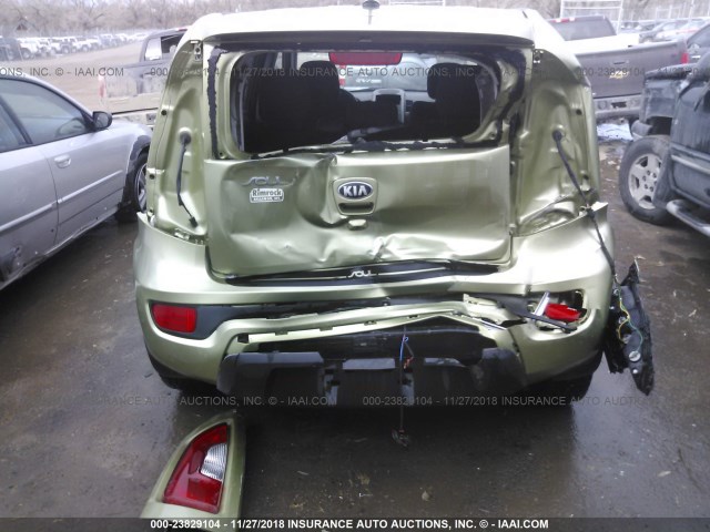 KNDJT2A61D7513765 - 2013 KIA SOUL +/!/SPORT GREEN photo 6