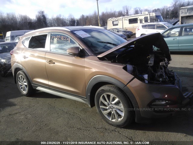 KM8J3CA44HU438387 - 2017 HYUNDAI TUCSON LIMITED/SPORT AND ECO/SE BROWN photo 1