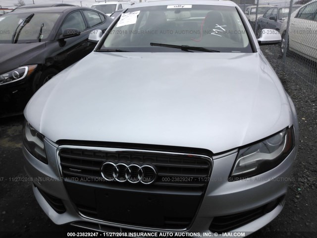 WAUSF78K59N038469 - 2009 AUDI A4 PREMIUM PLUS SILVER photo 6