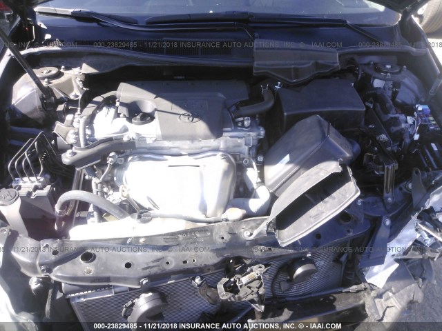4T1BF1FK0GU199555 - 2016 TOYOTA CAMRY LE/XLE/SE/XSE BLACK photo 10