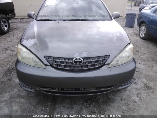 4T1BE32K44U900288 - 2004 TOYOTA CAMRY LE/XLE/SE GRAY photo 6