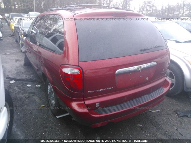 2A4GP54L47R275683 - 2007 CHRYSLER TOWN & COUNTRY TOURING RED photo 3