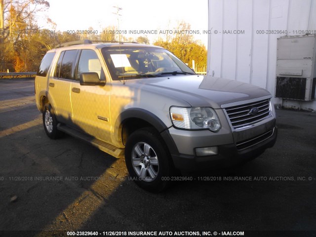 1FMEU63E16UB70143 - 2006 FORD EXPLORER XLT GOLD photo 1