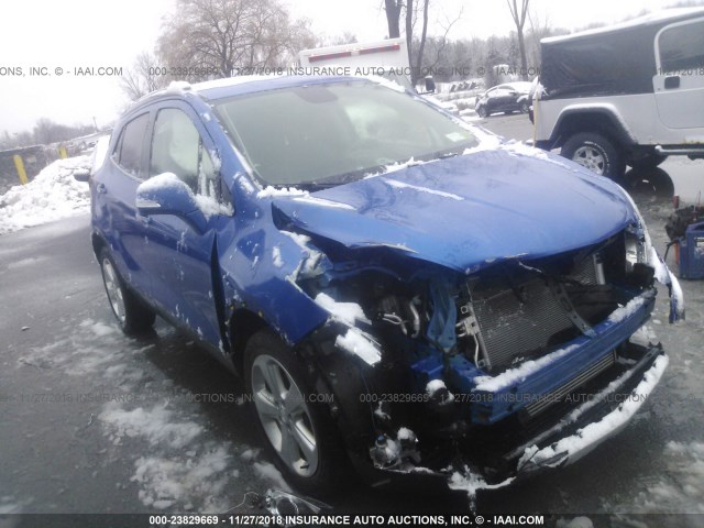 KL4CJESB2GB711939 - 2016 BUICK ENCORE BLUE photo 1