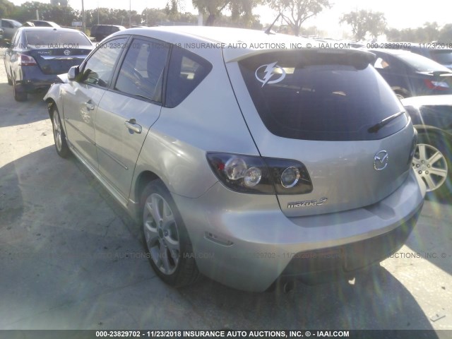 JM1BK343491208351 - 2009 MAZDA 3 S GRAY photo 3