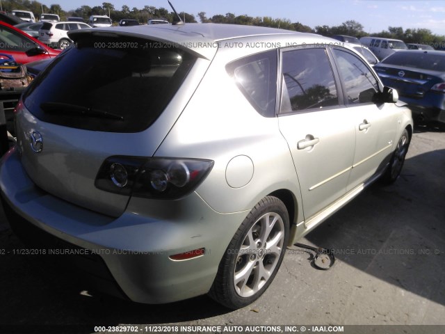 JM1BK343491208351 - 2009 MAZDA 3 S GRAY photo 4