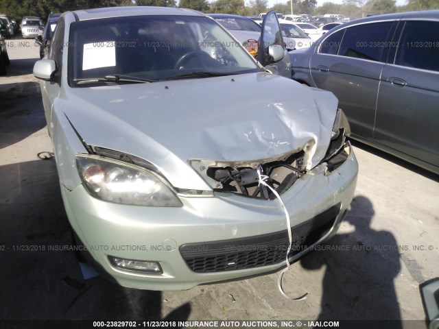 JM1BK343491208351 - 2009 MAZDA 3 S GRAY photo 6