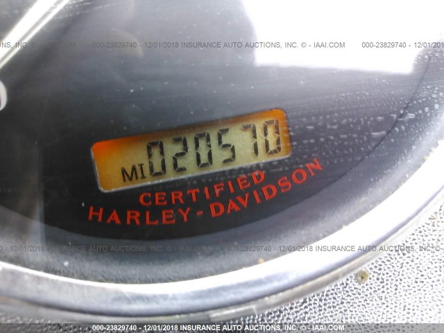 1HD1BWB115Y047486 - 2005 HARLEY-DAVIDSON FLSTCI ORANGE photo 7