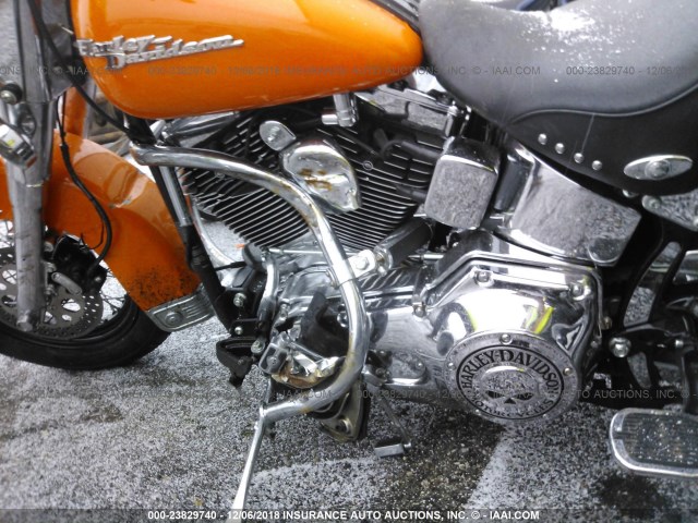 1HD1BWB115Y047486 - 2005 HARLEY-DAVIDSON FLSTCI ORANGE photo 9