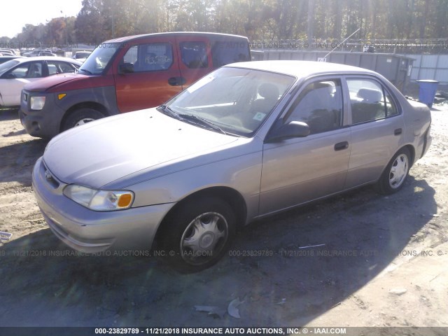 1NXBR12E9XZ253488 - 1999 TOYOTA COROLLA VE/CE/LE 金色 照片 2