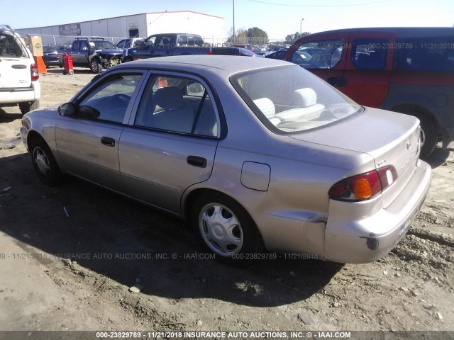1NXBR12E9XZ253488 - 1999 TOYOTA COROLLA VE/CE/LE 金色 照片 3