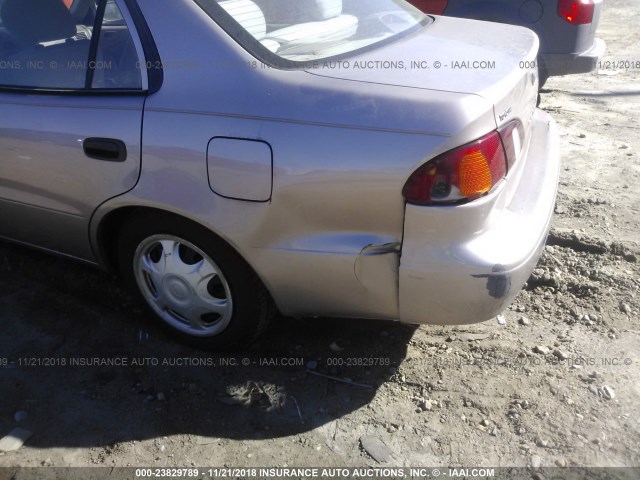 1NXBR12E9XZ253488 - 1999 TOYOTA COROLLA VE/CE/LE 金色 照片 6