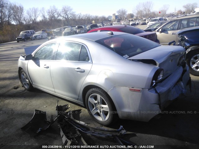 1G1ZA5E09CF238157 - 2012 CHEVROLET MALIBU LS 银色 照片 3