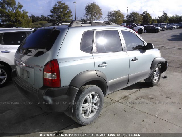 KM8JN12D26U336676 - 2006 HYUNDAI TUCSON GLS/LIMITED 浅蓝色 照片 4