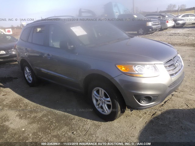 5XYZGDAG7BG051255 - 2011 HYUNDAI SANTA FE GLS GRAY photo 1