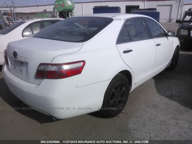 4T1BE46K69U880231 - 2009 TOYOTA CAMRY SE/LE/XLE WHITE photo 4