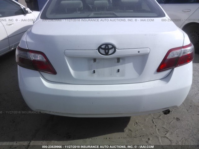 4T1BE46K69U880231 - 2009 TOYOTA CAMRY SE/LE/XLE WHITE photo 6