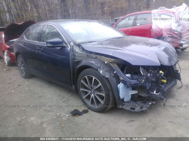 19UUB2F37GA008773 - 2016 ACURA TLX BLUE photo 1